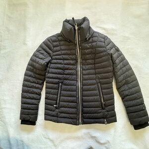 RUDSAK Black Puffer Jacket for Kids